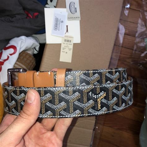 green goyard belt|More.